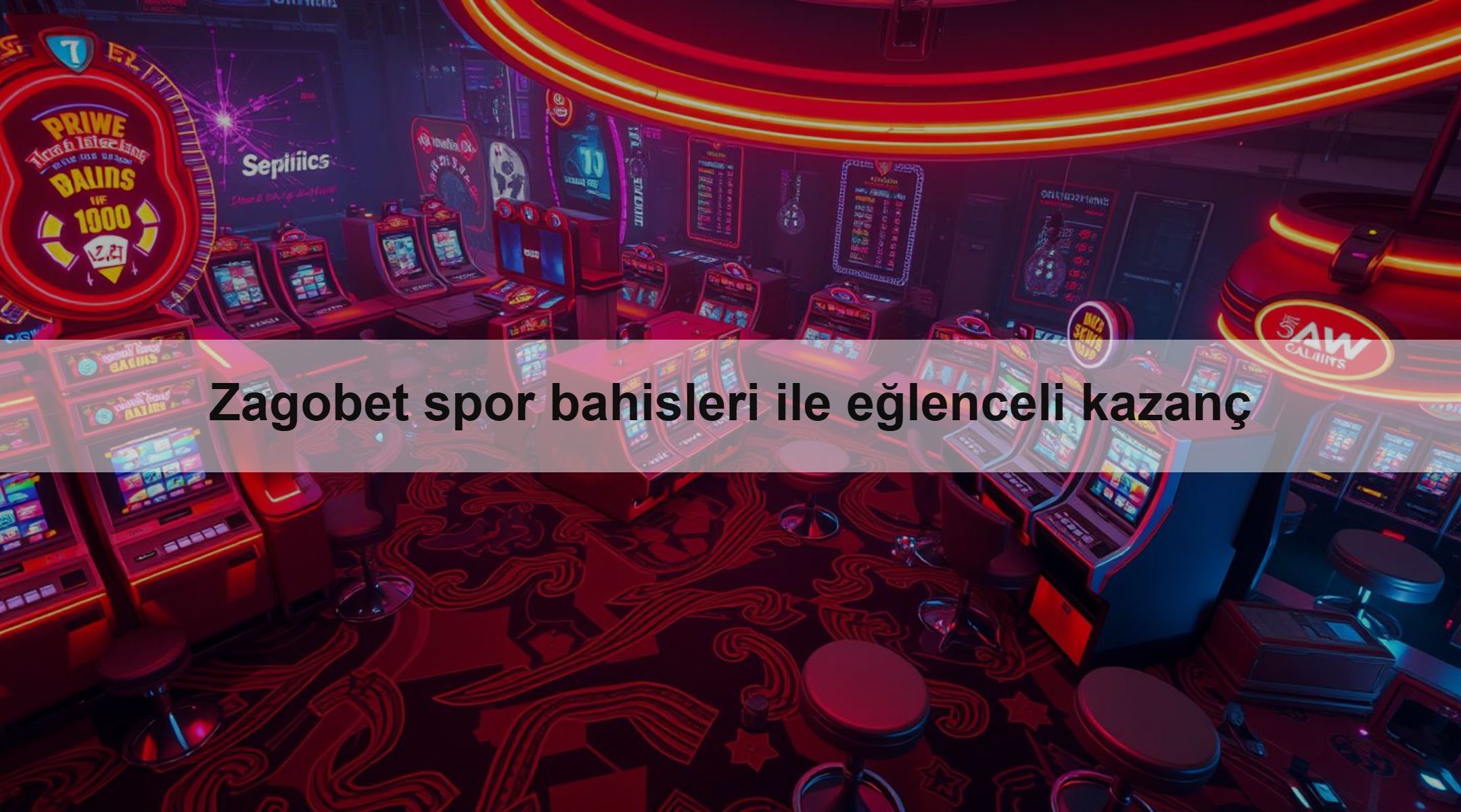Zagobet spor bahisleri ile eğlenceli kazanç