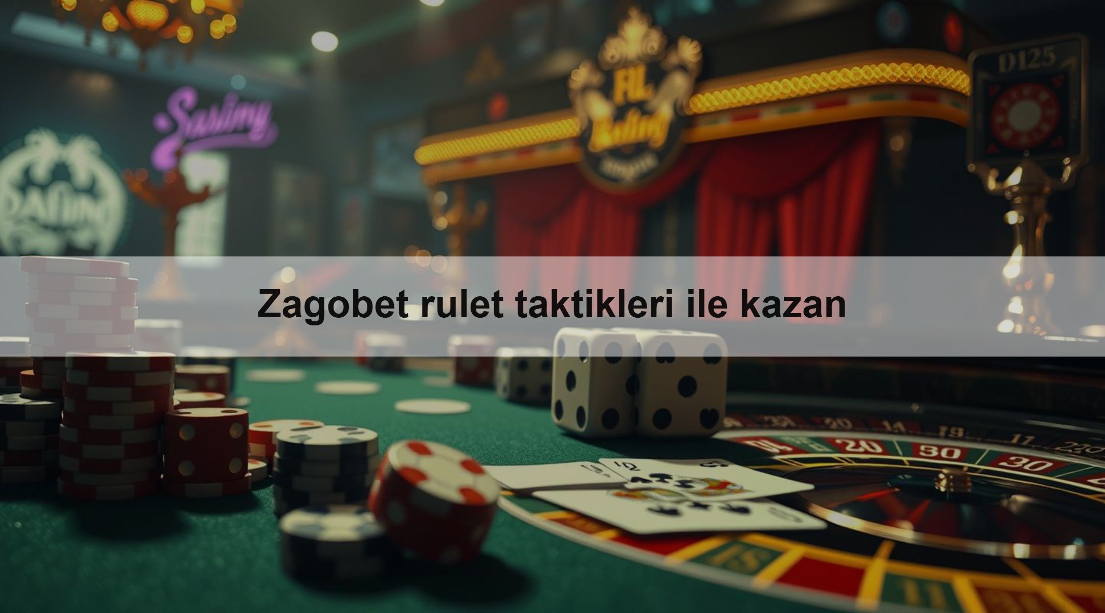 Zagobet rulet taktikleri ile kazan